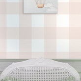 Papel Xadrez Sense Rosa Quartz